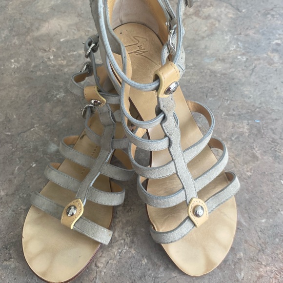 Suede Giuseppe, Zanotti sandals - Picture 2 of 8